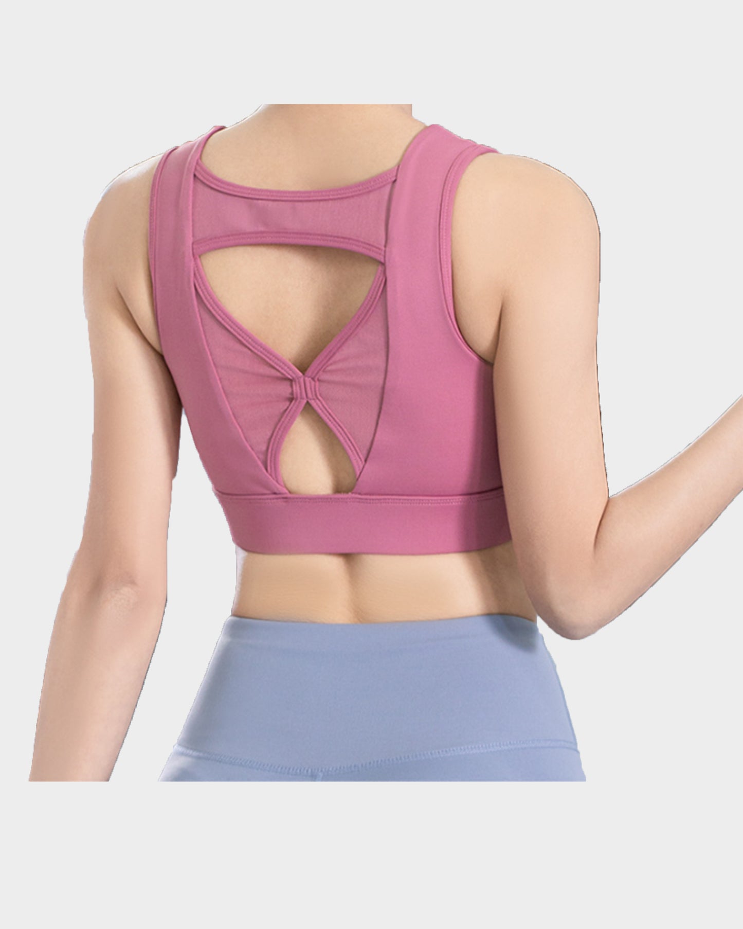 Hourglass Mesh Racerback Sports Bra