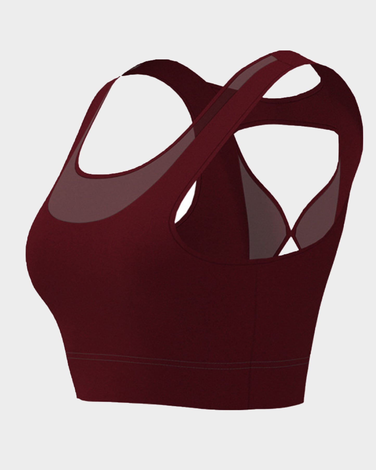 Hourglass Mesh Racerback Sports Bra