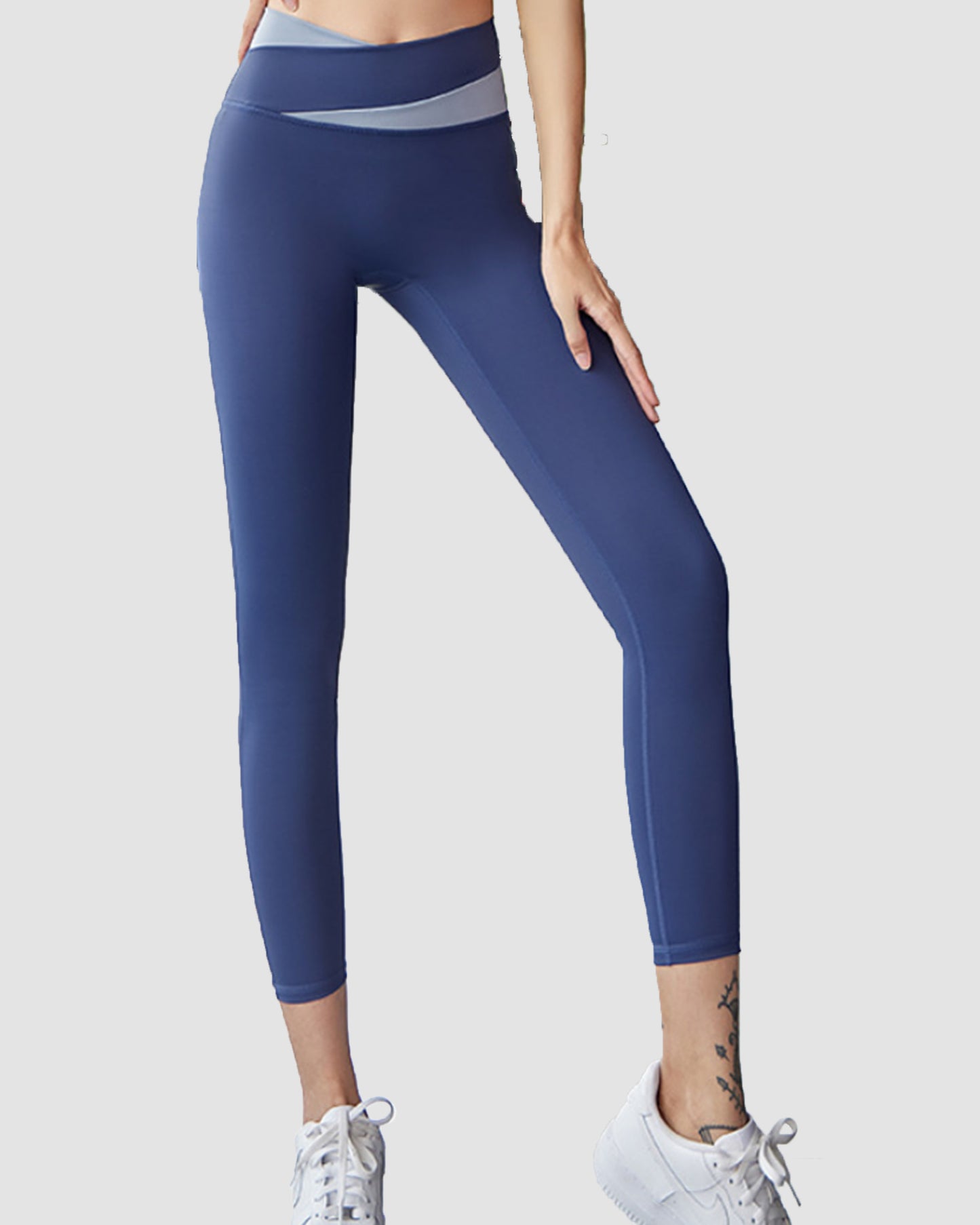 Saber Cut Leggings High Waist 26"