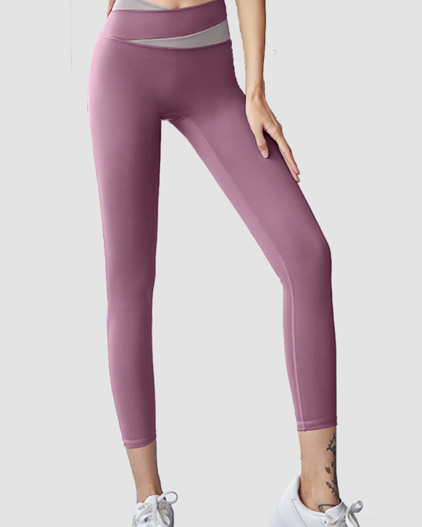 Saber Cut Leggings High Waist 26"