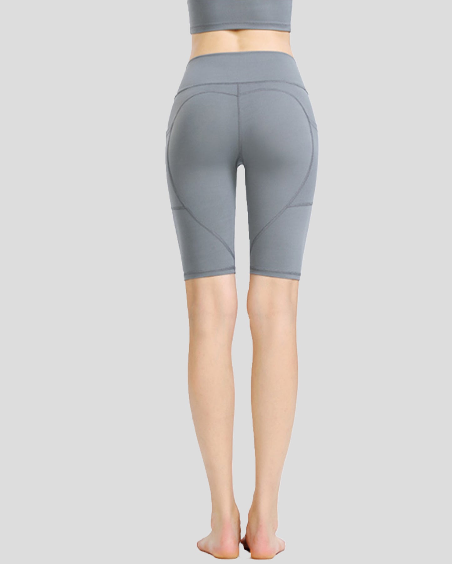 Pocket Nylon Biker Shorts 10"