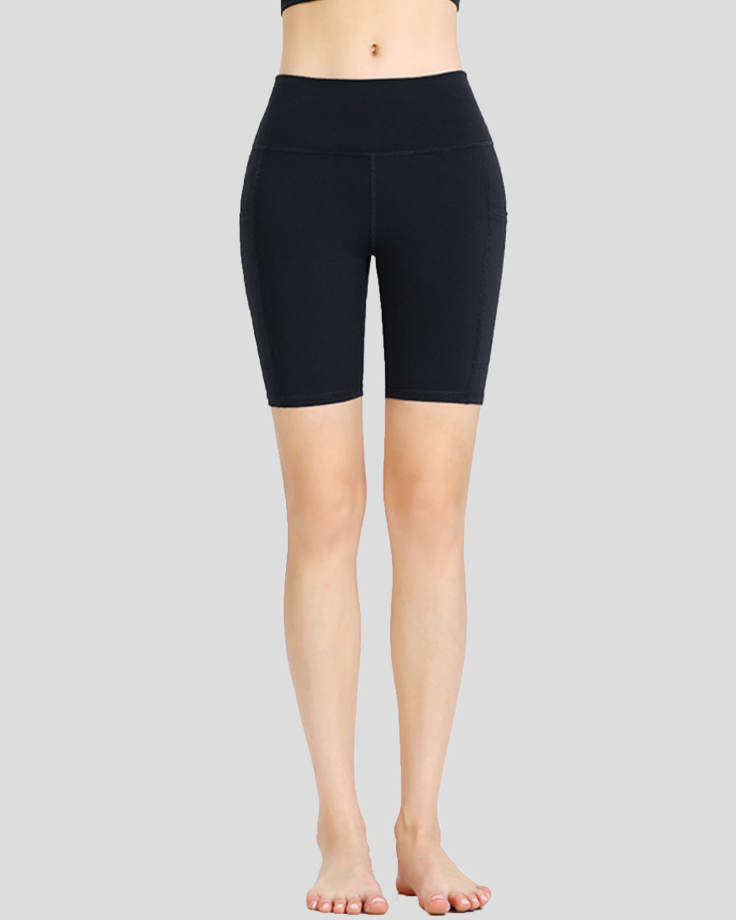 Pocket Nylon Biker Shorts 7.5"
