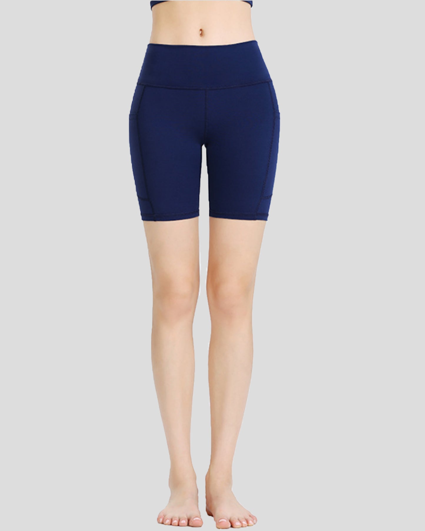 Pocket Nylon Biker Shorts 7.5"