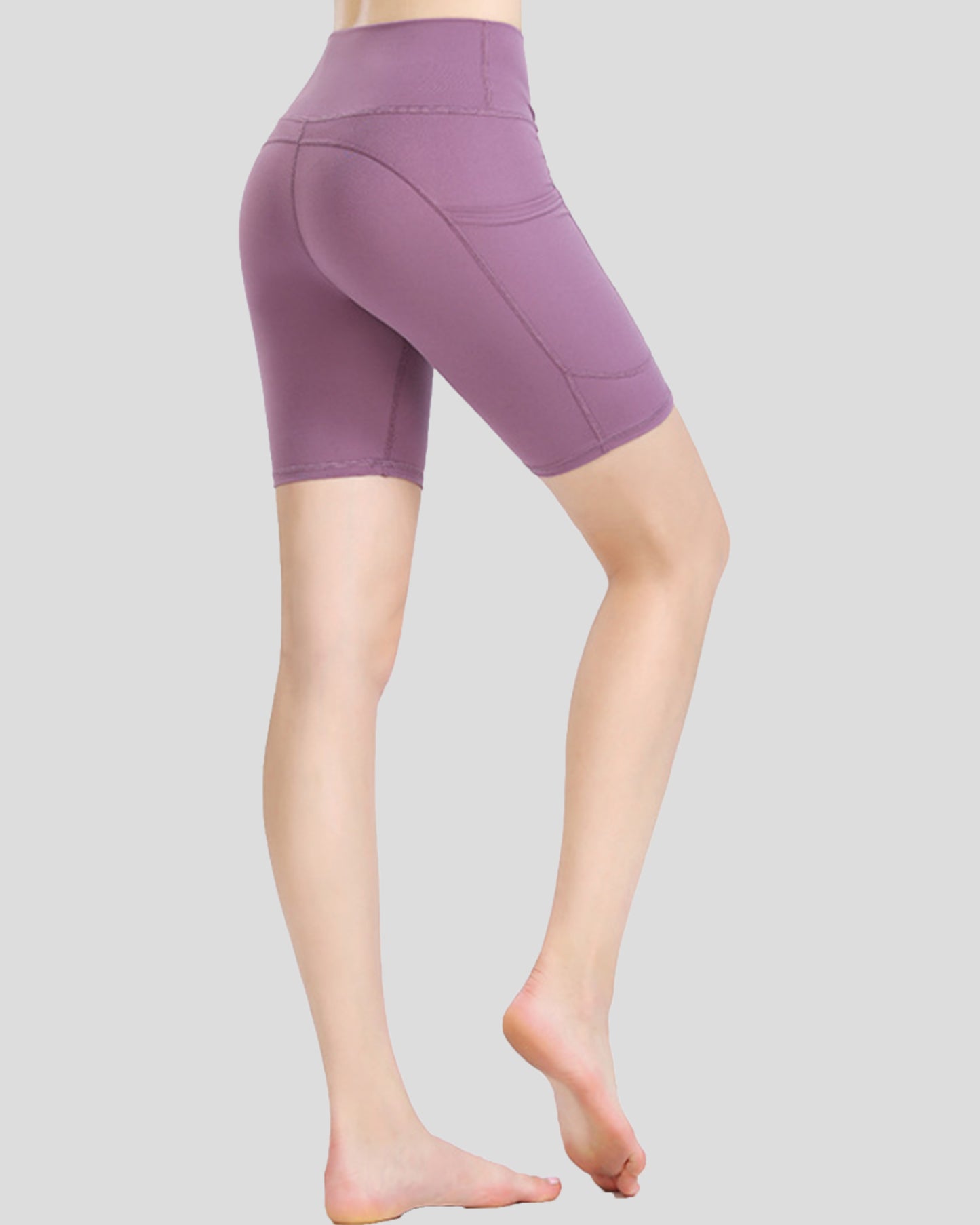 Pocket Nylon Biker Shorts 7.5"