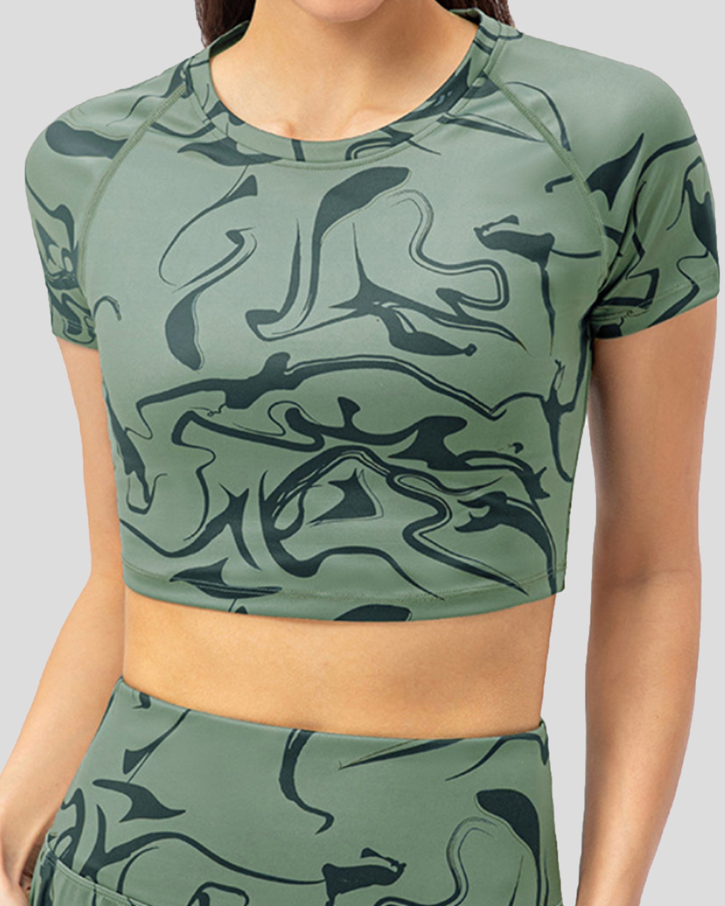 Dyno Raglan Workout Crop Top