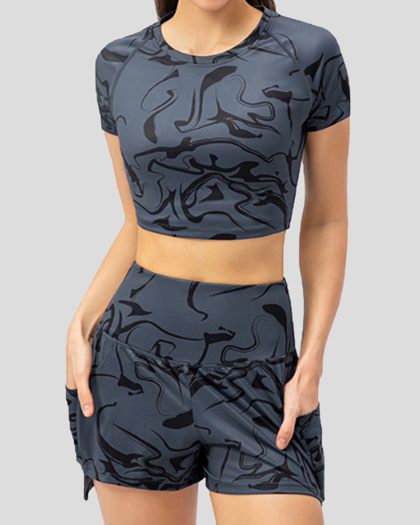 Dyno Raglan Workout Crop Top