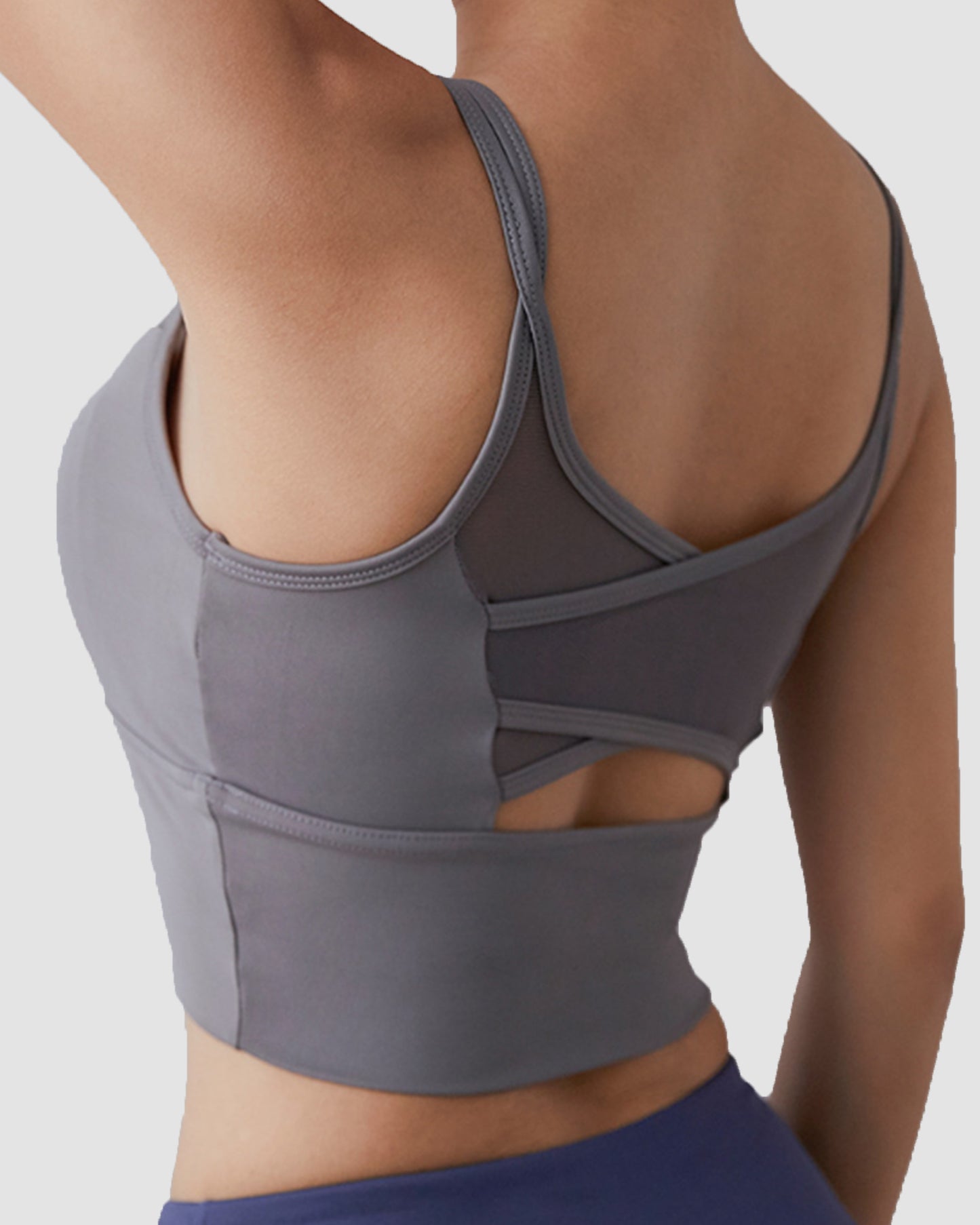 Shockproof Mesh Sports Bra