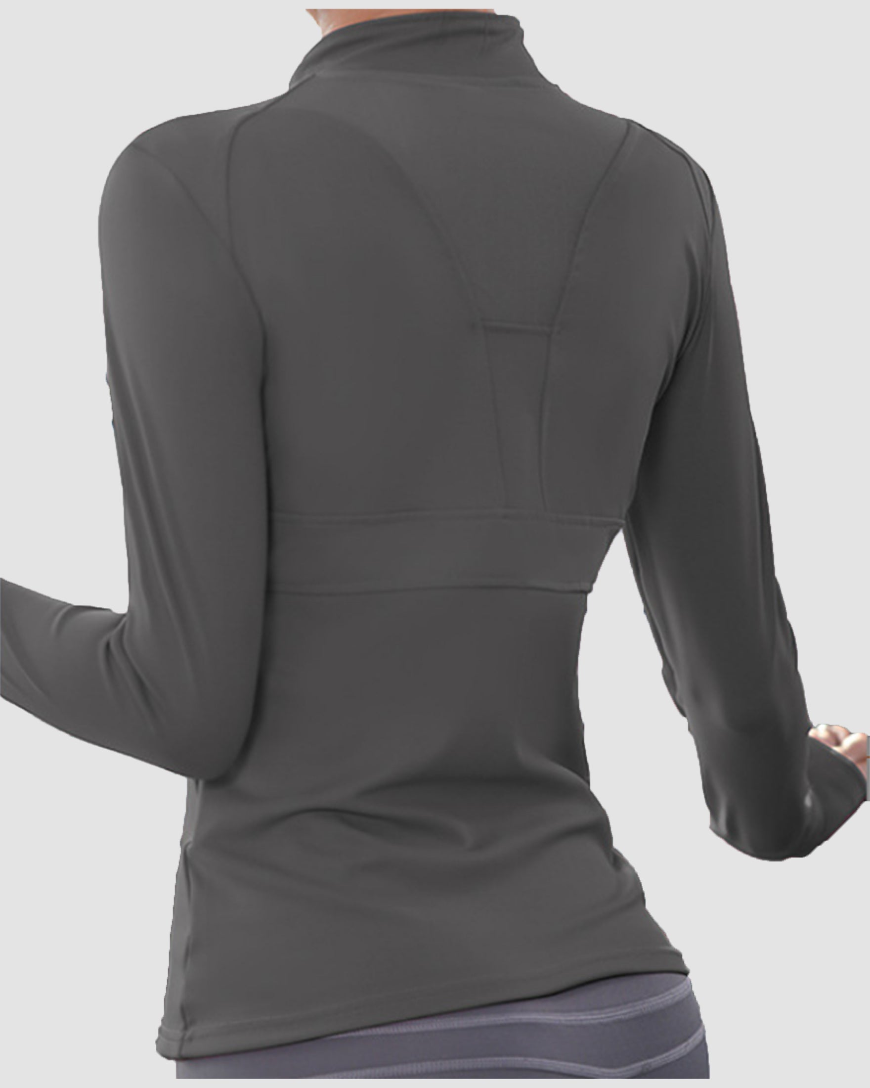 Nude Tech Full Zip Running Jacket - Yogalicious